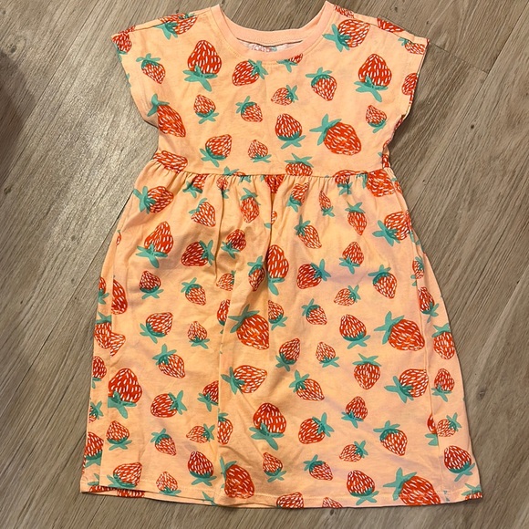 Old Navy Other - Strawberry Print Kids Dress